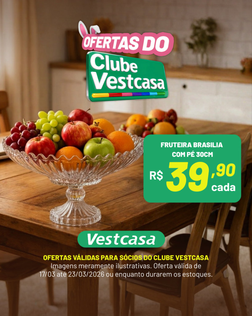 FRUTEIRA BRASILIA COM PÉ 30cm