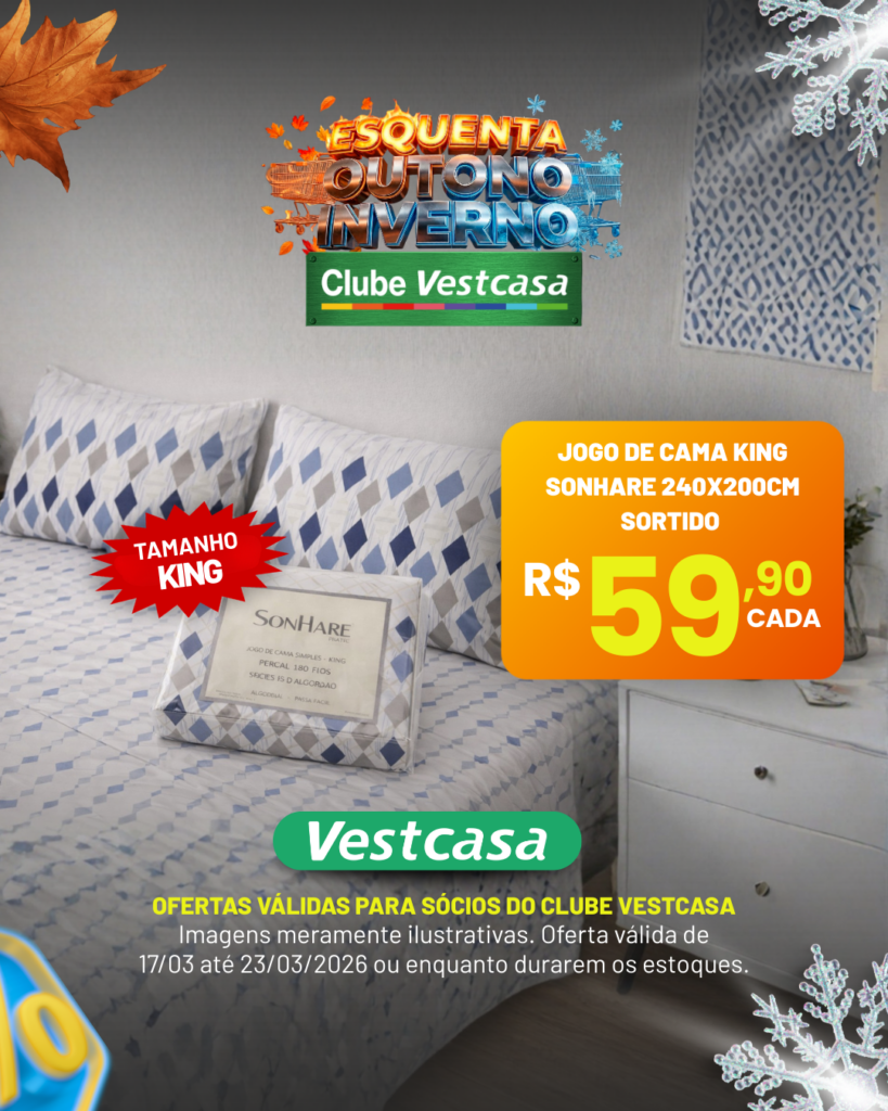 JOGO DE CAMA KING SONHARE 240X280cm