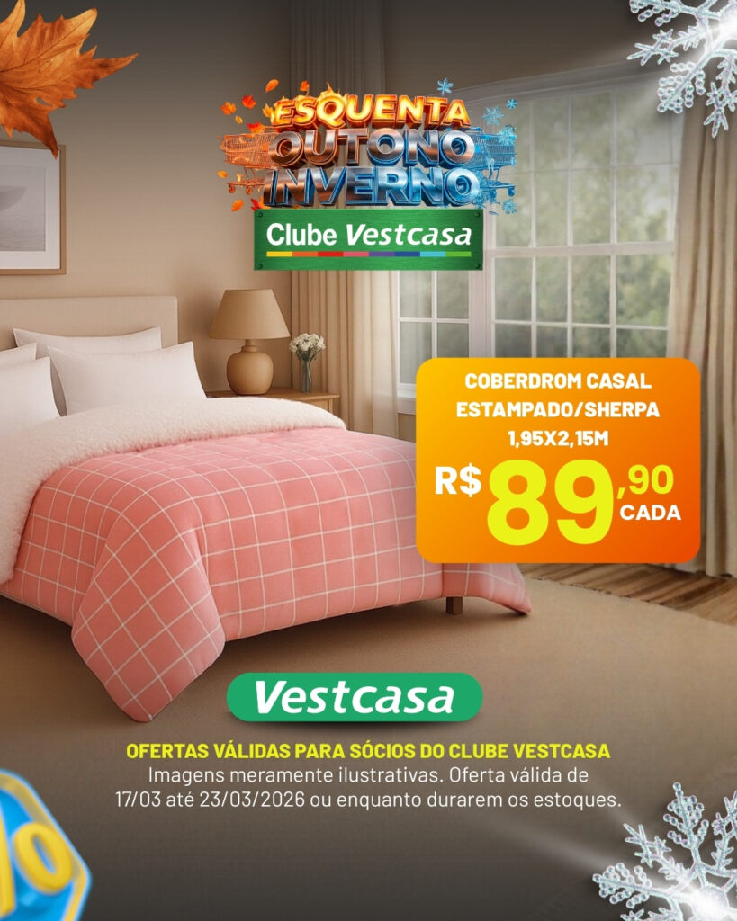 COBERDROM CASAL ESTAMPADO SHERPA 1,95X2,15M