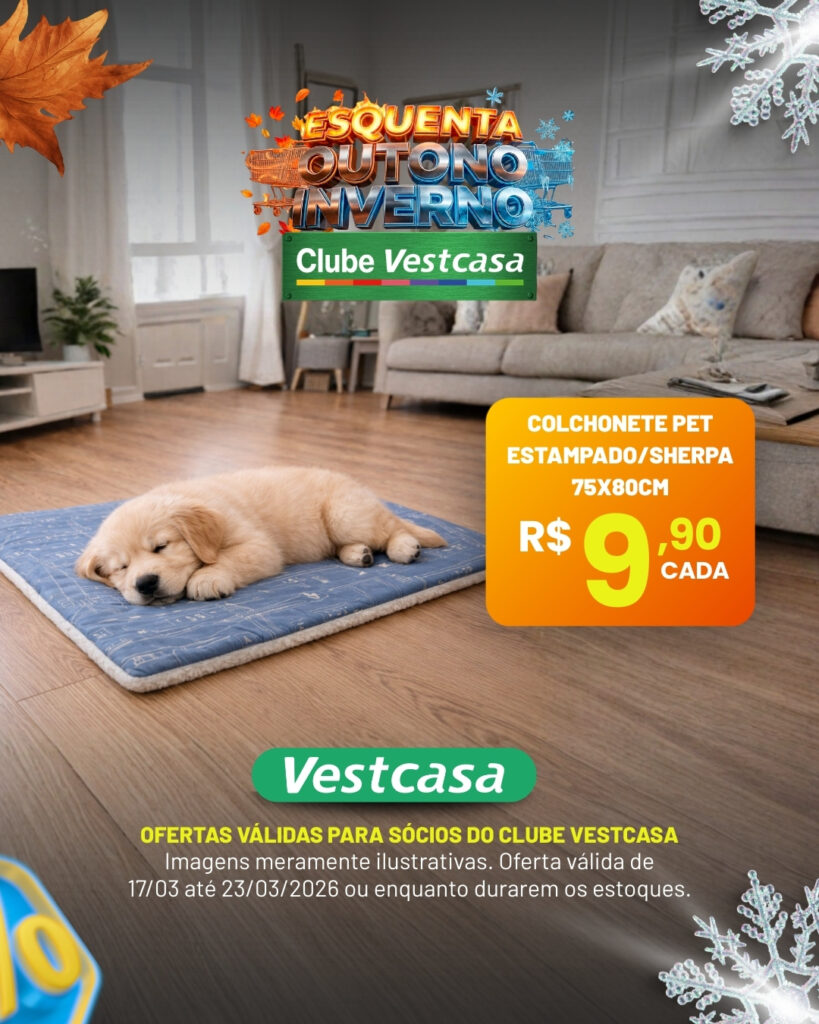COLCHONETE PET ESTAMPADO SHERPA 75X80CM