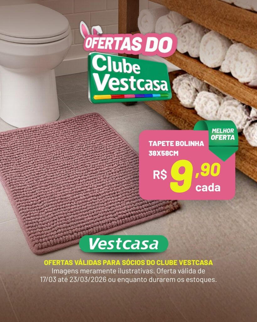 TAPETE BOLINHA 38X58CM